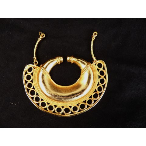 Replik 20 Anh&auml;nger kosmologische Figur Goldmuseum Bogota 100 x 75 mm