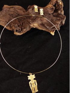 No. 25 Set Kette und Ohrstecker Anh&auml;nger...