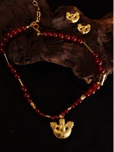 No. 30 Set Kette und Ohrstecker Anh&auml;nger...