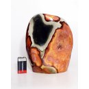 JaS67 Skulptur Freeform polychromer Madagaskar Jaspis 180 mm 1800 g