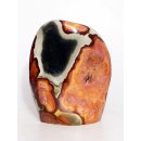 JaS67 Skulptur Freeform polychromer Madagaskar Jaspis 180 mm 1800 g