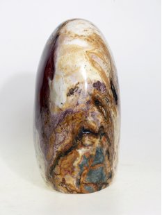 JaS70 Skulptur Freeform polychromer Madagaskar Jaspis 180  mm 4344 g