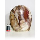 JaS70 Skulptur Freeform polychromer Madagaskar Jaspis 180  mm 4344 g