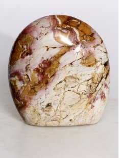 JaS73 Skulptur Freeform polychromer Madagaskar Jaspis 135  mm 1513 g