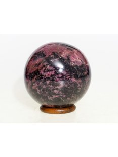 KRh02 Rhodonit Kugel Madagaskar poliert D: 97 mm 1938 g