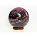 KRh02 Rhodonit Kugel Madagaskar poliert D: 97 mm 1938 g