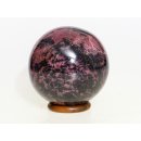KRh02 Rhodonit Kugel Madagaskar poliert D: 97 mm 1938 g