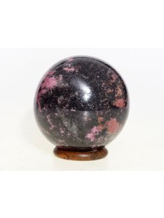 KRh03 Rhodonit Kugel Madagaskar poliert D: 96 mm 1661 g