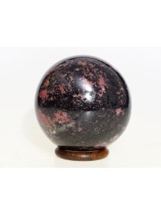 KRh03 Rhodonit Kugel Madagaskar poliert D: 96 mm 1661 g