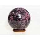 KRh03 Rhodonit Kugel Madagaskar poliert D: 96 mm 1661 g