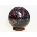 KRh03 Rhodonit Kugel Madagaskar poliert D: 96 mm 1661 g