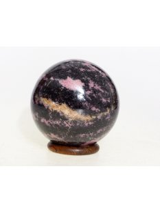 KRh05 Rhodonit Kugel Madagaskar poliert D: 94 mm 1481 g