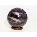 KRh05 Rhodonit Kugel Madagaskar poliert D: 94 mm 1481 g