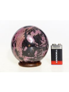 KRh06 Rhodonit Kugel Madagaskar poliert D: 93 mm 1323 g