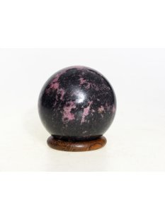 KRh07 Rhodonit Kugel Madagaskar poliert D: 77 mm 709 g
