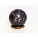 KRh07 Rhodonit Kugel Madagaskar poliert D: 77 mm 709 g