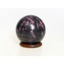 KRh07 Rhodonit Kugel Madagaskar poliert D: 77 mm 709 g