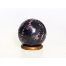 KRh07 Rhodonit Kugel Madagaskar poliert D: 77 mm 709 g