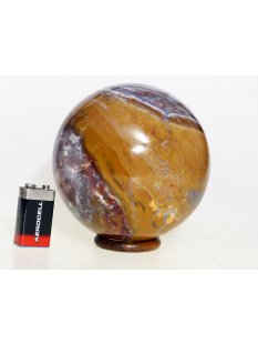K100.27 Jaspis polychrom Kugel Madagaskar 2890 g D 123 mm
