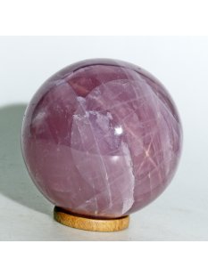 KRQ195 Rosenquarz Kugel mit Stern (Asterismus) poliert D: 110 mm original Madagaskar 2079 g