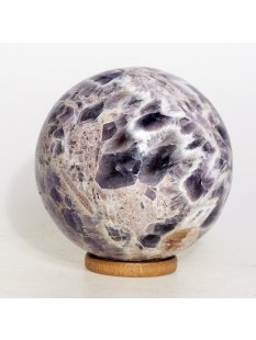 KAme10 Chevron Amethyst Kugel Madagaskar D 115 mm  2320 g