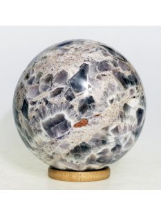 KAme10 Chevron Amethyst Kugel Madagaskar D 115 mm  2320 g