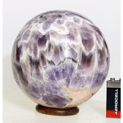 KAme11 Chevron Amethyst Kugel Madagaskar D 123  mm 2650 g