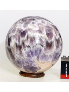 KAme11 Chevron Amethyst Kugel Madagaskar D 123  mm 2650 g