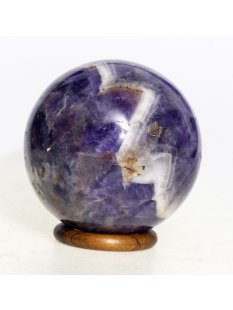 KAme12 Chevron Amethyst Kugel Madagaskar D 92  mm 1164 g