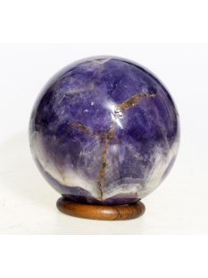 KAme12 Chevron Amethyst Kugel Madagaskar D 92  mm 1164 g