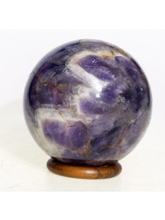 KAme12 Chevron Amethyst Kugel Madagaskar D 92  mm 1164 g