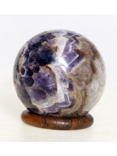 KAme13 Chevron Amethyst Kugel Madagaskar D 65  mm 468 g