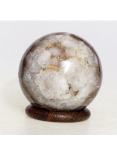 KAme13 Chevron Amethyst Kugel Madagaskar D 65  mm 468 g