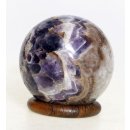 KAme13 Chevron Amethyst Kugel Madagaskar D 65  mm 468 g