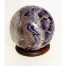 KAme13 Chevron Amethyst Kugel Madagaskar D 65  mm 468 g