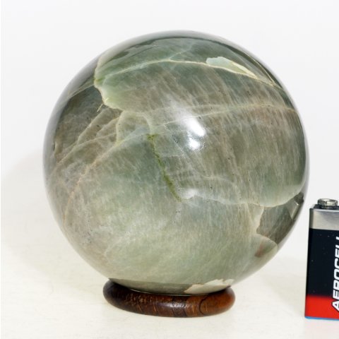 KGa001 Garnierit Erz Kugel Madagaskar 1700 g D 115 mm