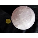 KRQ221 Rosenquarz Kugel poliert D 75  mm original Madagaskar 644 g