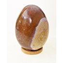 JaEi04 Skulptur Ei polychromer Madagaskar Jaspis 105 mm 942 g