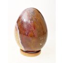 JaEi04 Skulptur Ei polychromer Madagaskar Jaspis 105 mm 942 g