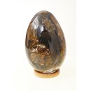 JaEi05 Skulptur Ei polychromer Madagaskar Jaspis 115 mm 1095 g