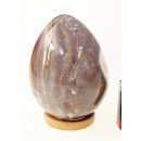 JaEi06 Skulptur Ei polychromer Madagaskar Jaspis 105  mm 917 g