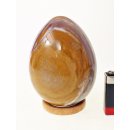 JaEi06 Skulptur Ei polychromer Madagaskar Jaspis 105  mm 917 g