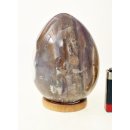 JaEi06 Skulptur Ei polychromer Madagaskar Jaspis 105  mm 917 g