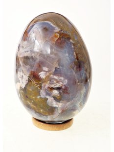 JaEi07 Skulptur Ei polychromer Madagaskar Jaspis 140 mm 1778 g