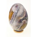 JaEi07 Skulptur Ei polychromer Madagaskar Jaspis 140 mm 1778 g