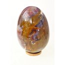 JaEi08 Skulptur Ei polychromer Madagaskar Jaspis 150 mm 2180 g