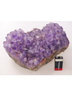 AS15 Amethyst Stufe poliert 21 cm original Madagaskar 5400 g