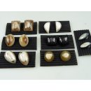 Horn Ohrclips. gew&ouml;lbt 15 mm = Code E