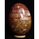 JaEi09 Skulptur Ei polychromer Madagaskar Jaspis 150 mm 2620 g