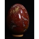 JaEi09 Skulptur Ei polychromer Madagaskar Jaspis 150 mm 2620 g